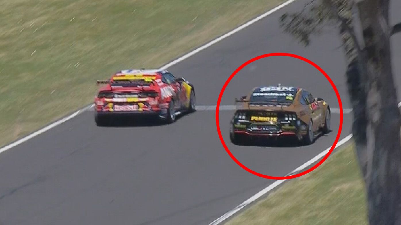 Garth Tander was left fuming after David Reynolds was slapped with a pit lane penalty.