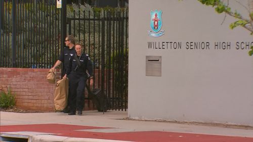 The incident happened at 11.15am (local time) at Willetton Senior High School.