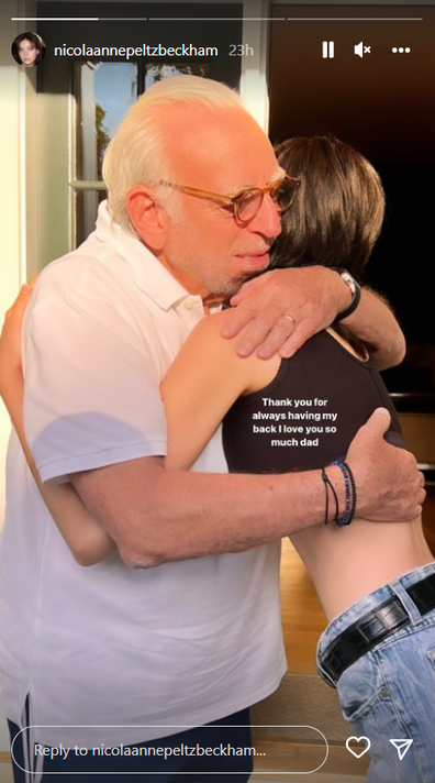 Nicola Peltz and her father, billionaire Nelson Peltz.