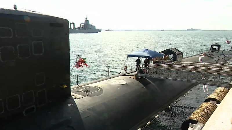 US nuclear submarine docks off WA coast | Nine.com.au