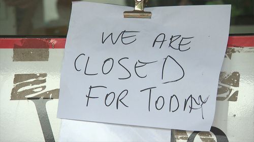 Many businesses in Byron Bay will be closed while the clean up continues after the floods.