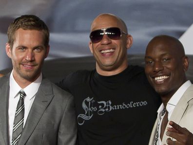 Paul Walker, Vin Diesel and Tyrese Gibson