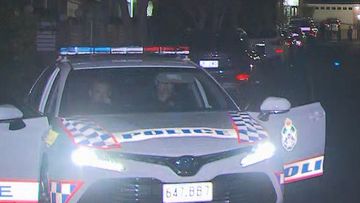 A man has been shot by police after allegedly confronting officers with a knife in Brisbane.Officers were called to reports of an armed person at an address in Liquidambar Place in Stretton in the city&#x27;s south around 7pm.