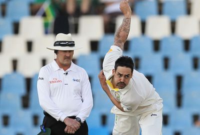 Mitchell Johnson. Claimed 59 wickets against England and South Africa.