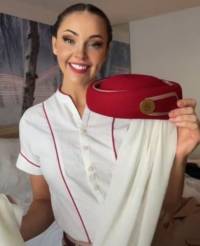 Emirates flight attendant 