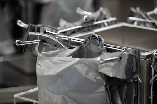 More than 50 million single-use plastic bags were taken out of Woolworths stores on June 20, with rival Coles also placing a ban on the grey bags. Picture: AAP.