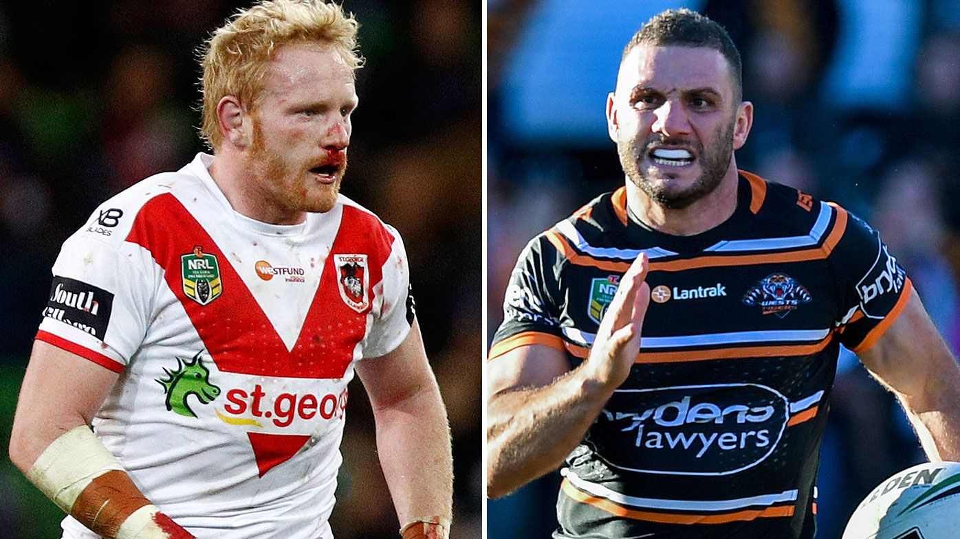 NRL preview: St George Illawarra Dragons vs Wests Tigers - Round 18