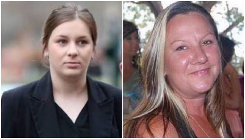 Taylah Hocking, left, fatally struck Tracey-Lee Kemp, right, as she left a 21st birthday party last year. (Supplied)