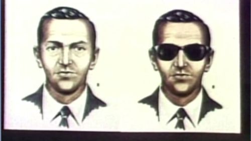 An artist's rendering of D.B. Cooper, who hijacked Northwest Orient Flight 305 out of Portland, Oregon, and demanded  $200,000 in ransom.