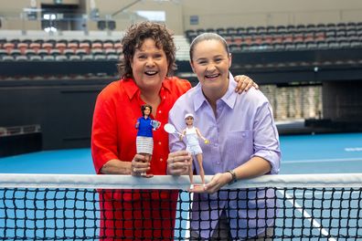 Ash Barty & Evonne Goolagong Cawley immortalised in Barbie Doll 