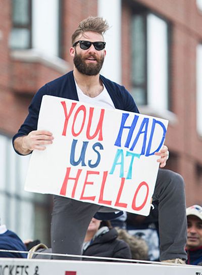 Julian Edelman shared the thoughts of the team.