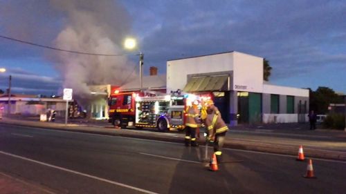 An historic butcher's shop has been gutted by fire in Adelaide's west.