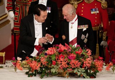 President of South Korea Yoon Suk Yeol and King Charles III