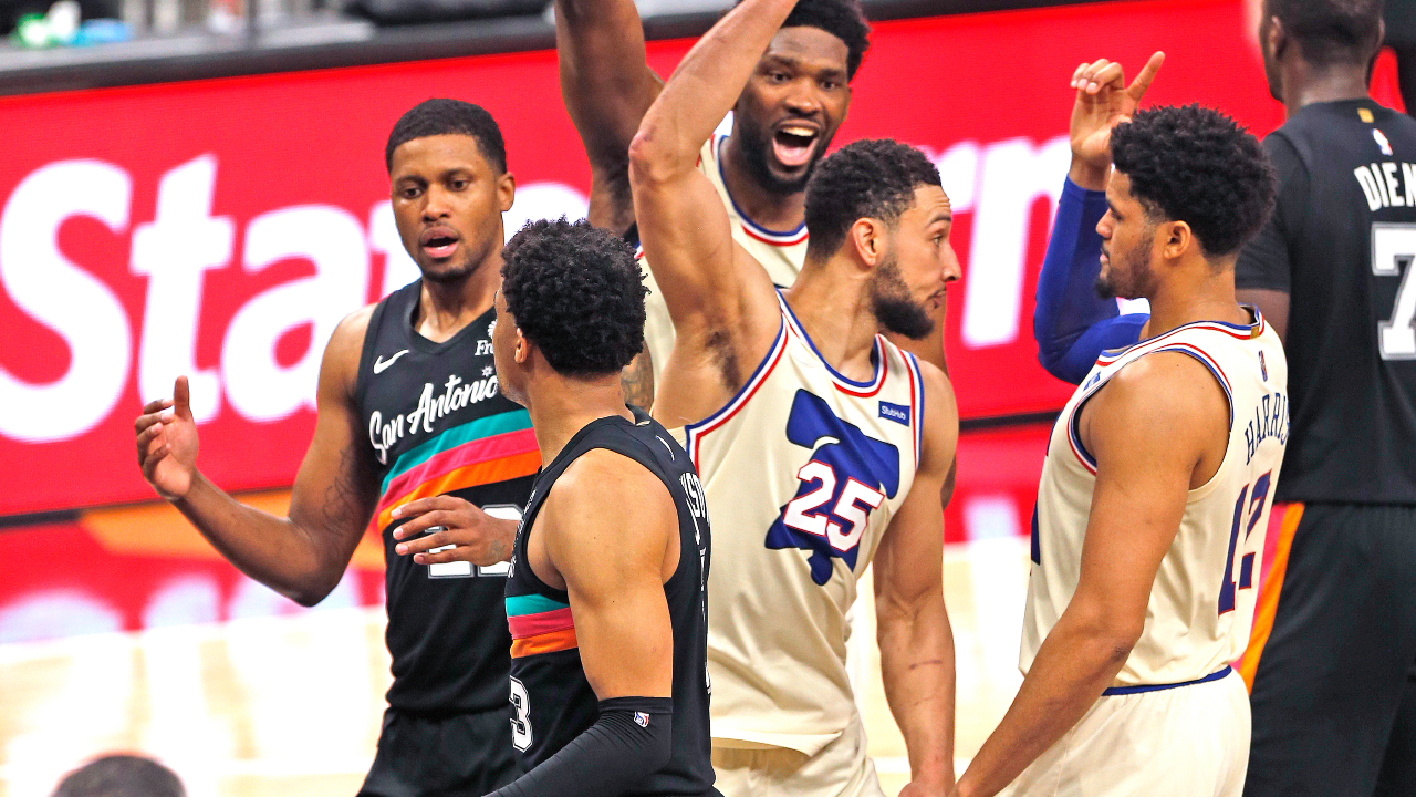 Nba 2021 Ben Simmons Wins Game For Philadelphia 76ers In Overtime Against San Antonio Spurs