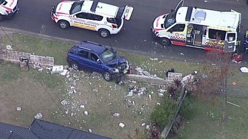 The driver of the car has been charged with attempted murder. (9NEWS)