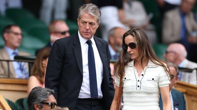 Hugh Grant and Anna Elisabet Eberstein