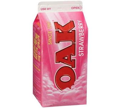 <strong>Oak 600ml Strawberry Milk</strong>