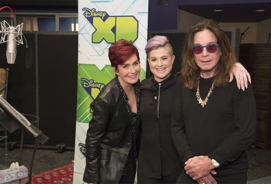 Ozzy, Sharon and Kelly Osbourne.