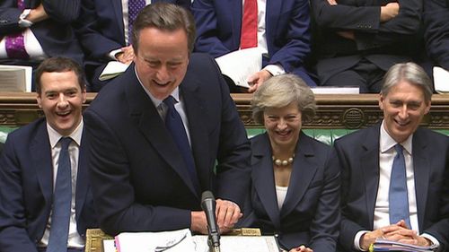 David Cameron gives jovial final speech in UK Parliament