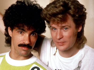 Hall and Oates circa 1982 in New York City. 