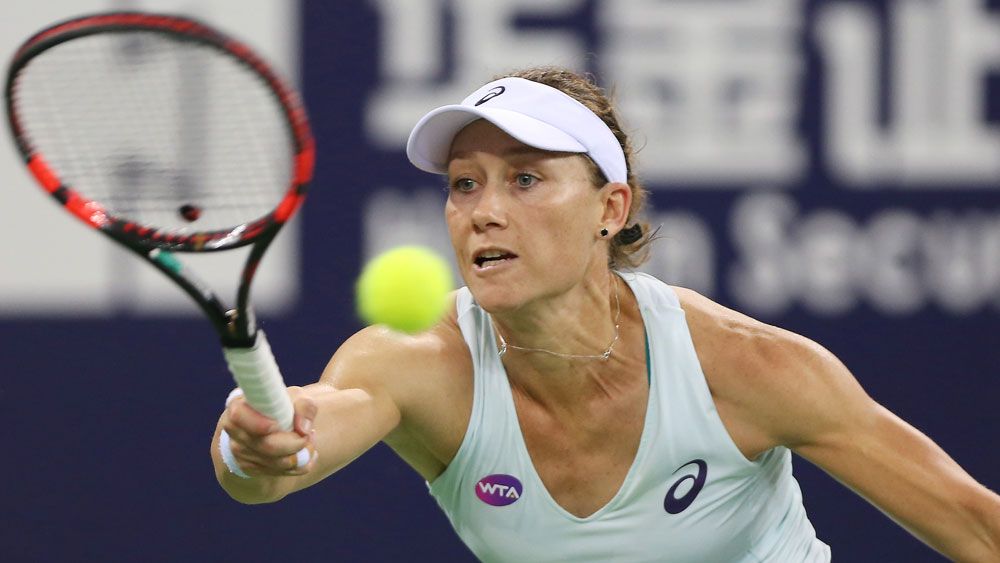 Samantha Stosur had a disappointing night in China. (Getty Images)