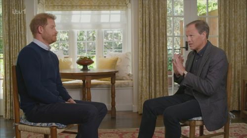 Prince Harry TV interview ITV