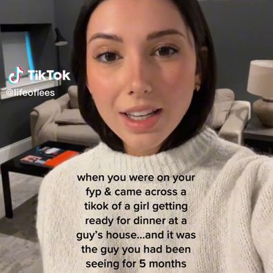 Leesjul Sophia TikTok dating drama Woman recalls the moment she spotted her boyfriend in a stranger's TikTok, revealing he was cheating