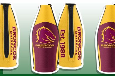 9PR: Brisbane Broncos Long Neck Bottle Zip Cooler