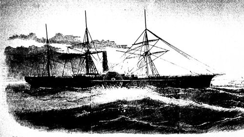 Illustration of SS Central America