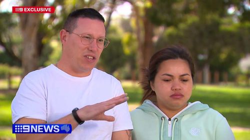 A family has described the terrifying moment they were threatened by a teenager with a gun in front of their children in a Melbourne park. 