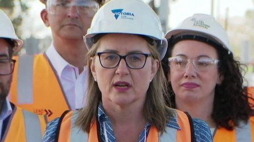 Jacinta Allan has spent her first day as premier of Victoria resisting calls to scrap the suburban rail loop.