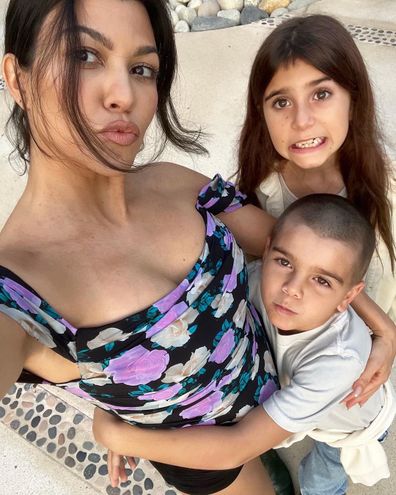 Kourtney Kardashian hits back at accusation she never spends time with her children