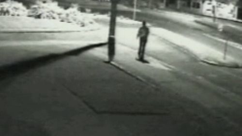 This last known footage of Shandee shows her walking home just after midnight.