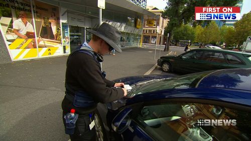 Motorists will be able to use the app to extend their parking ticket by 15 minutes. Picture: 9NEWS