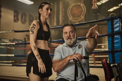 Amy Shark and Russell Crowe in Beast movie. 