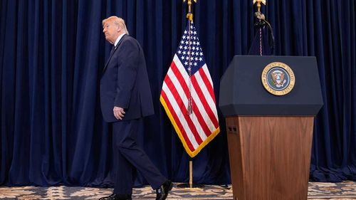 Donald Trump has sent mixed messages on whether he is being supported by allies over Iran.