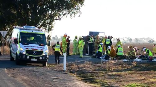 Taxi driver charged over fatal collision with mini-bus carrying elderly people near Shepparton