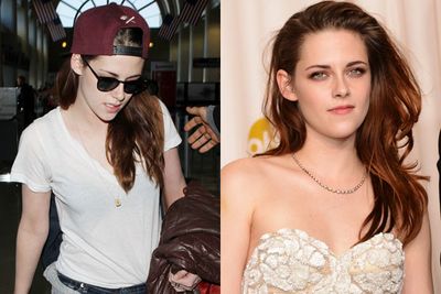 K-Stew doesn't seem too pleased with her makeover.