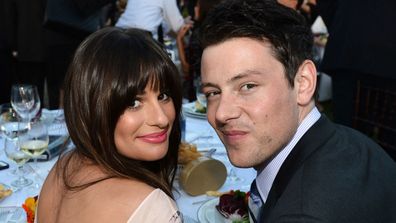 Lea Michele and Cory Monteith