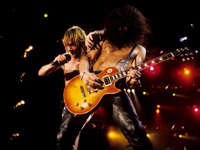 Slash and Axl Rose