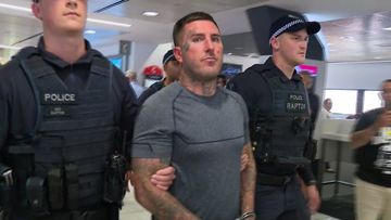 Comanchero boss Allan Meehan extradited to Sydney after breaching  Serious Crime Prevention Order in Gold Coast.
