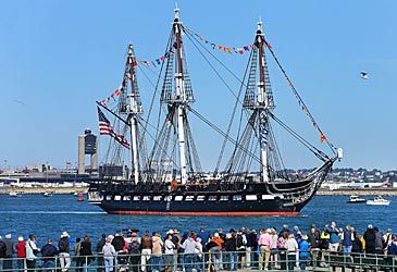 Which ship is nicknamed Old Ironsides, the oldest commissioned naval vessel afloat?