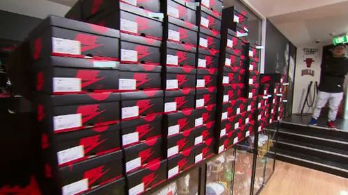 Less than one hundred pairs of the Air Jordan XXXI runners are available in Melbourne. (9NEWS)