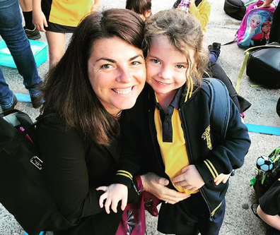 Samantha Payne with her daughter