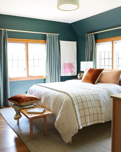 An Affordable And Elegant Guest Bedroom Before And After