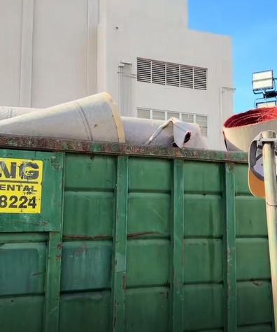 Paiga Thalia claims she found the 2026 Oscars red carpet in a dumpster near the Dolby Theatre.