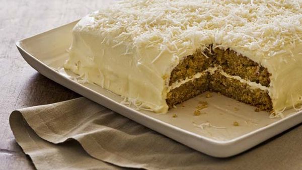 Banana & coconut cake