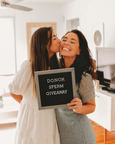 The Canadian influencer couple were offering sperm to one of their lucky followers.