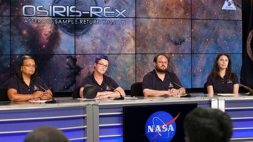 The NASA team behind the Osiris-Rex mission. (Image: NASA)