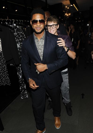 Usher and Justin Bieber